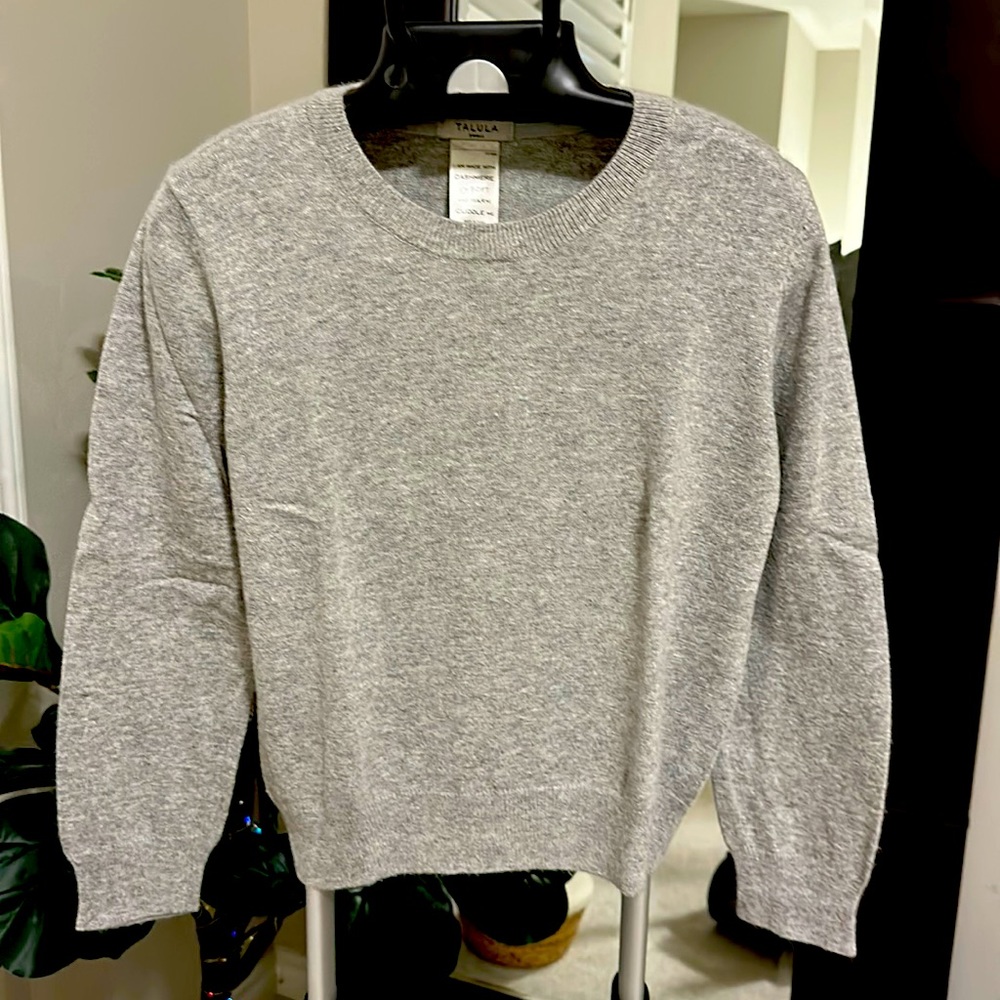 Talula Cropped Cashmere Blend Top